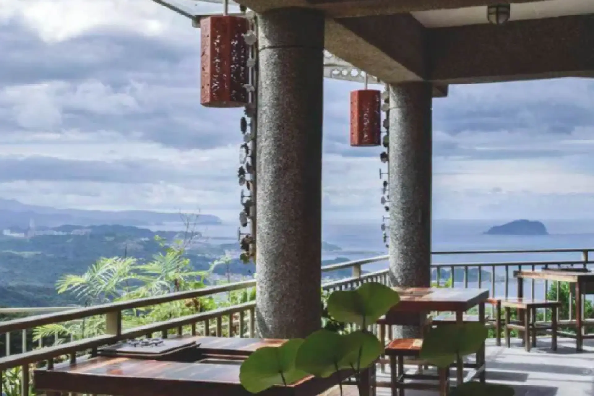 九份水心月茶坊-戶外空間意象