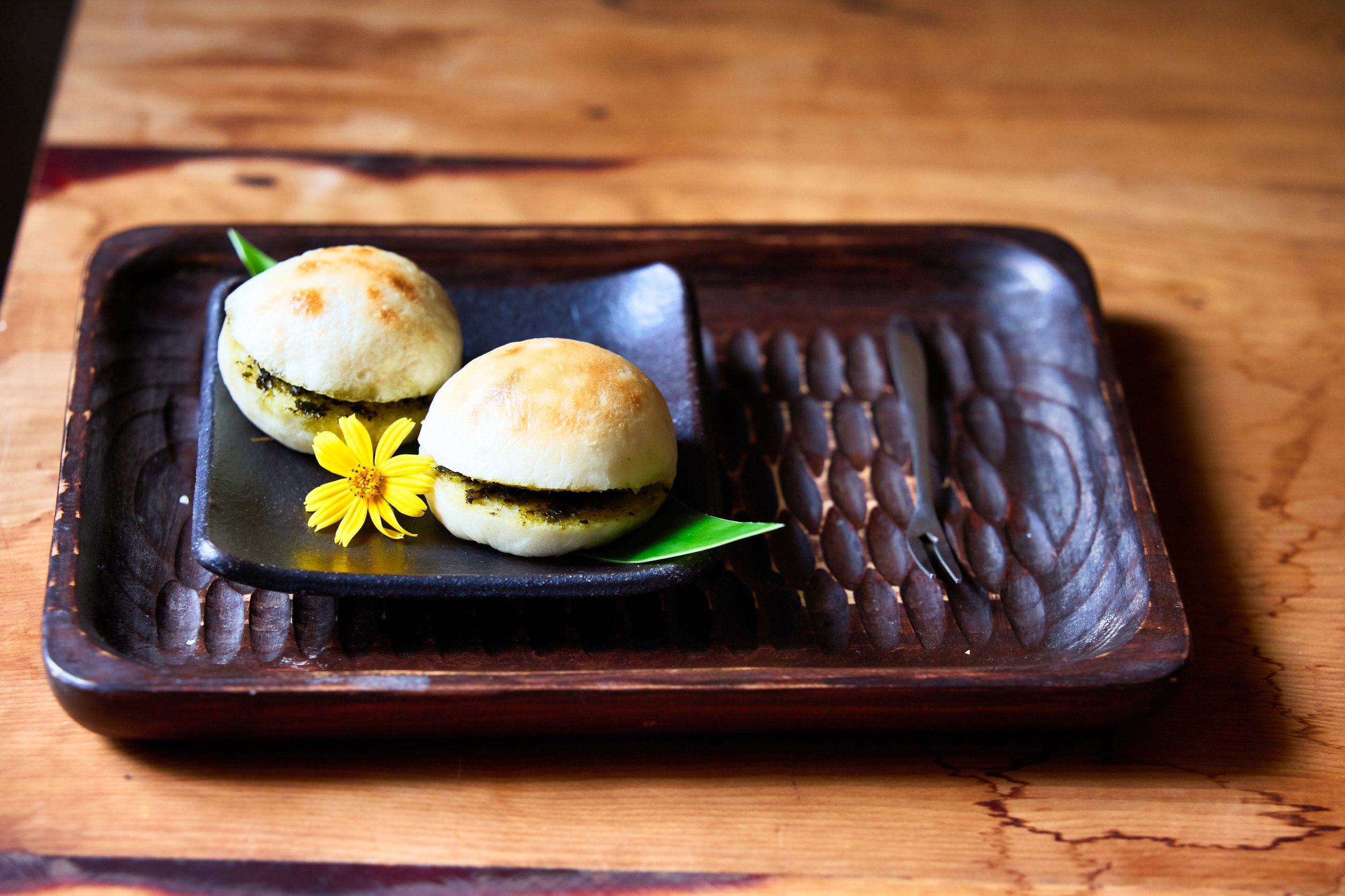 九份-山城美館-黃金礦工烤饅頭